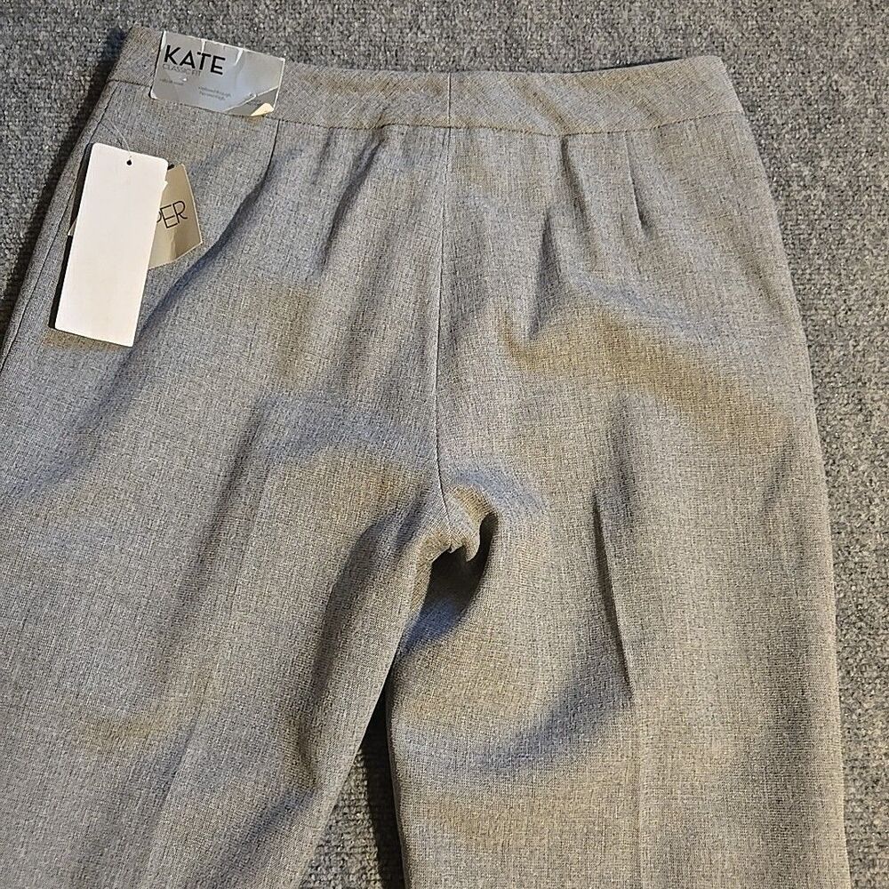 Kasper Dress Pants Womens Size 4 Gray Kate Classic Straight NEW NWT Polyester - Picture 13 of 13